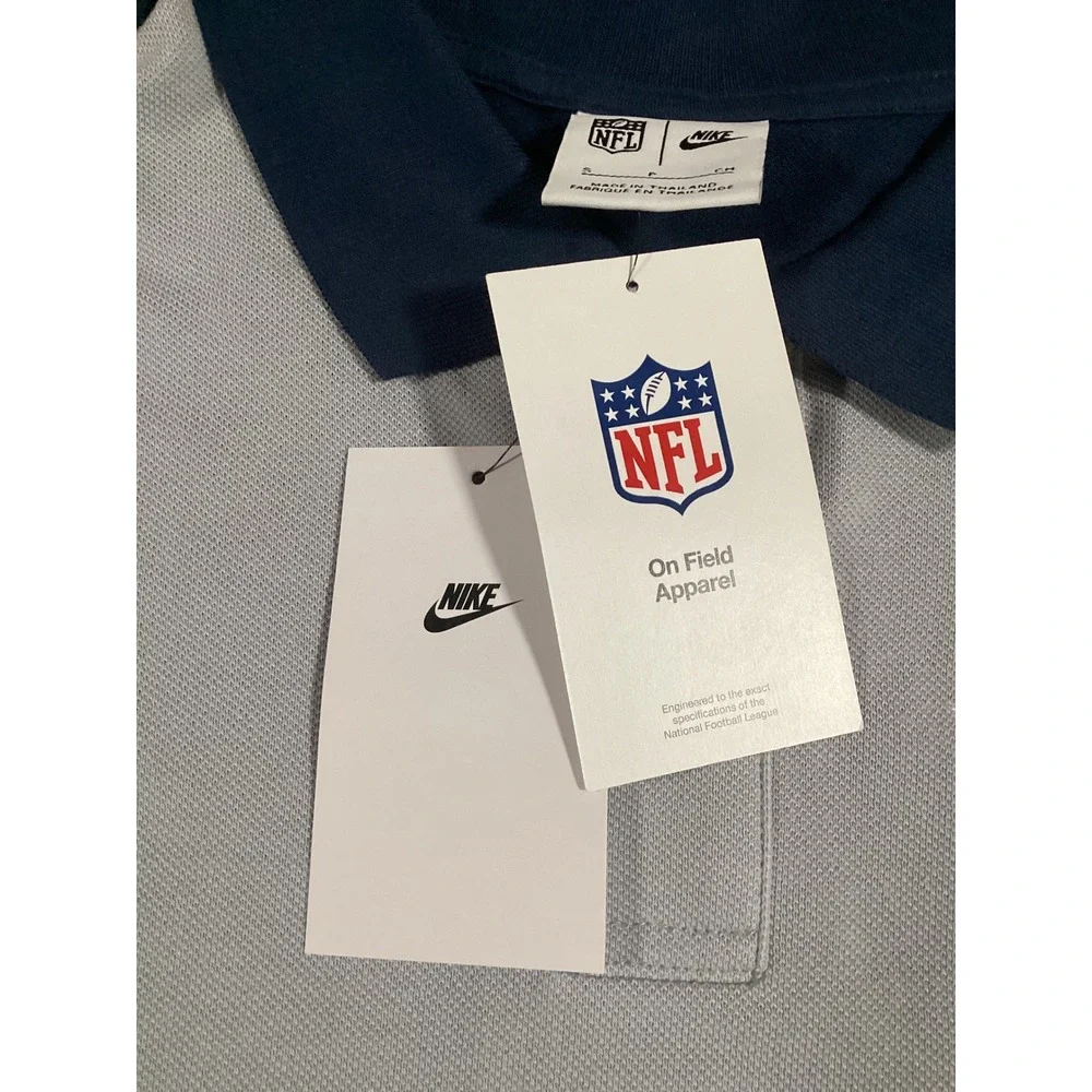 Nike NFL Dallas Cowboys On Field‎ Apparel Polo Shirt Mens Small